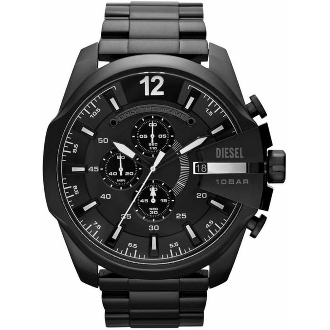 Diesel Mega Chief Men's Black Stainless Steel Quartz Watch DZ4283