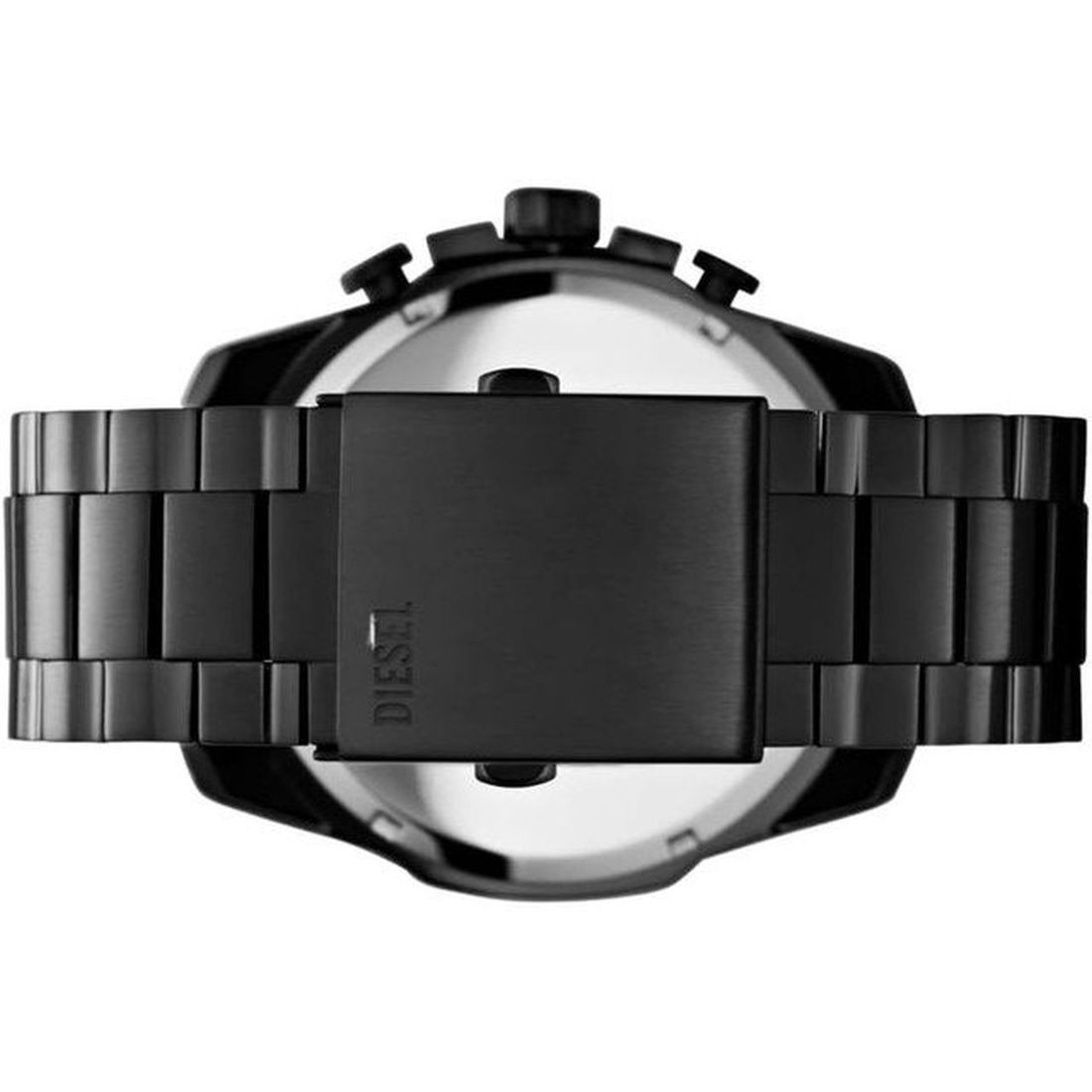 Mefisto ブラックメタル black l Diesel Mega Chief Men's Black Stainless Steel Quartz Watch DZ4283