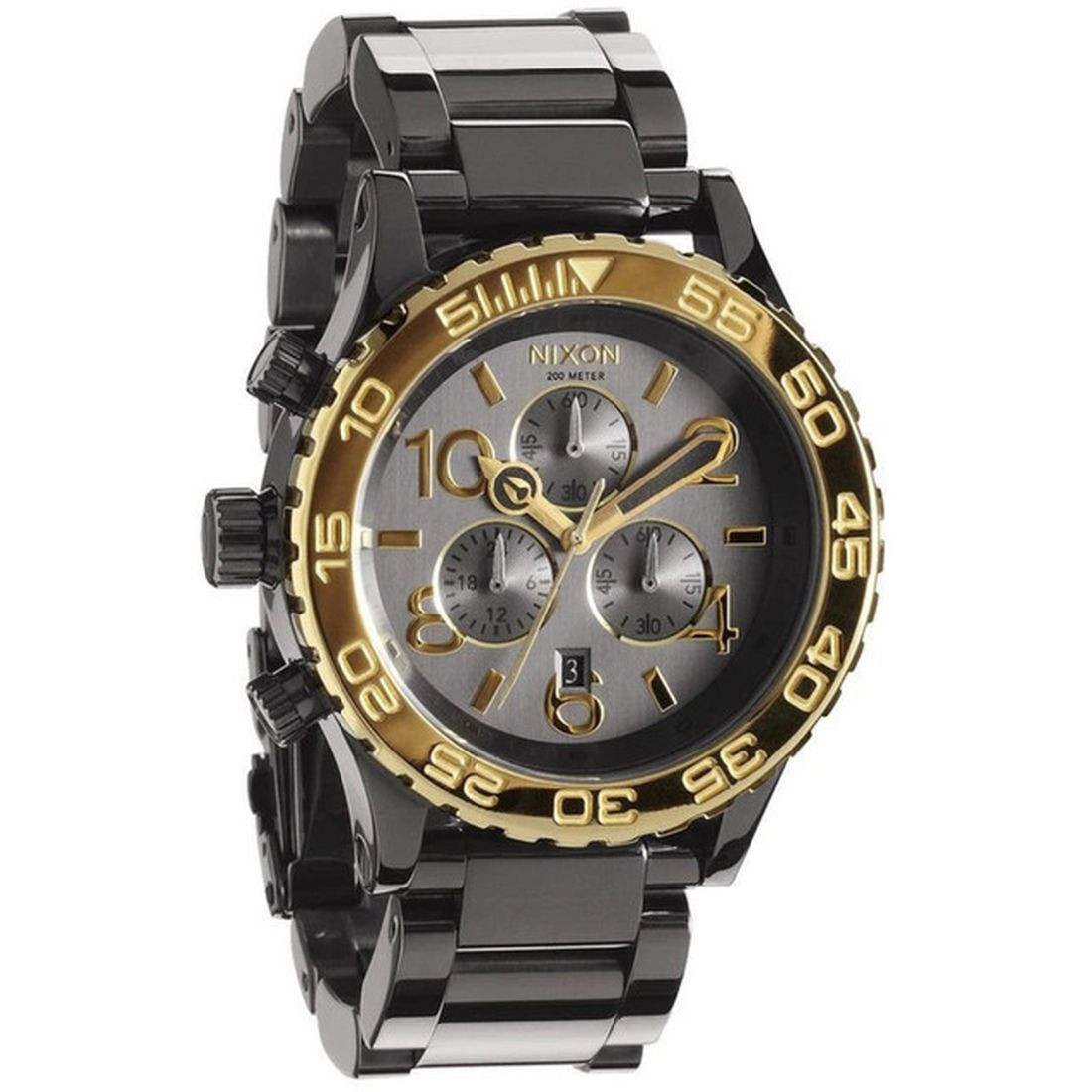Nixon 42-20 Chrono Men's Grey Stainless Steel Quartz Watch