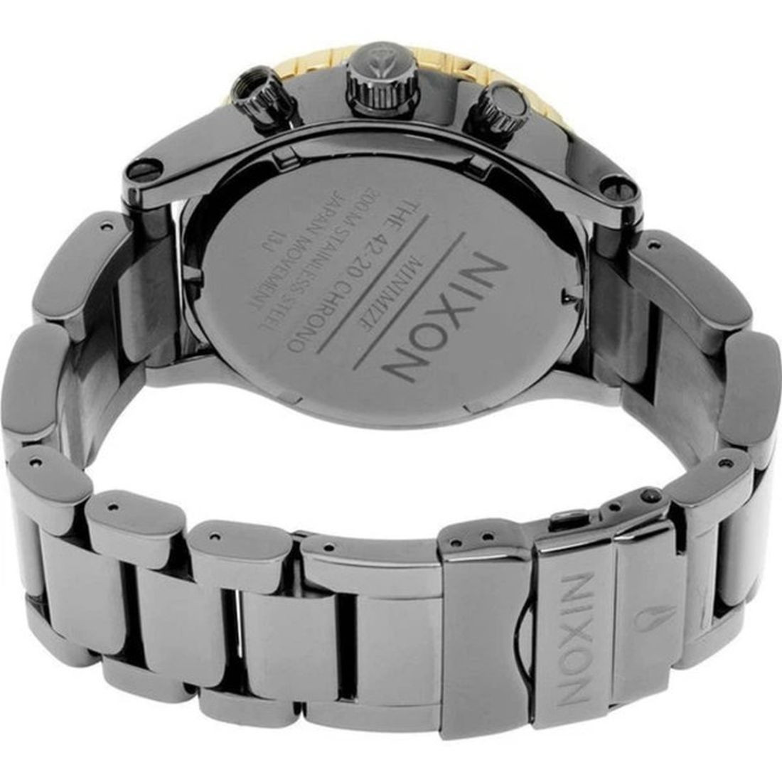 Nixon 42-20 Chrono Men's Grey Stainless Steel Quartz Watch