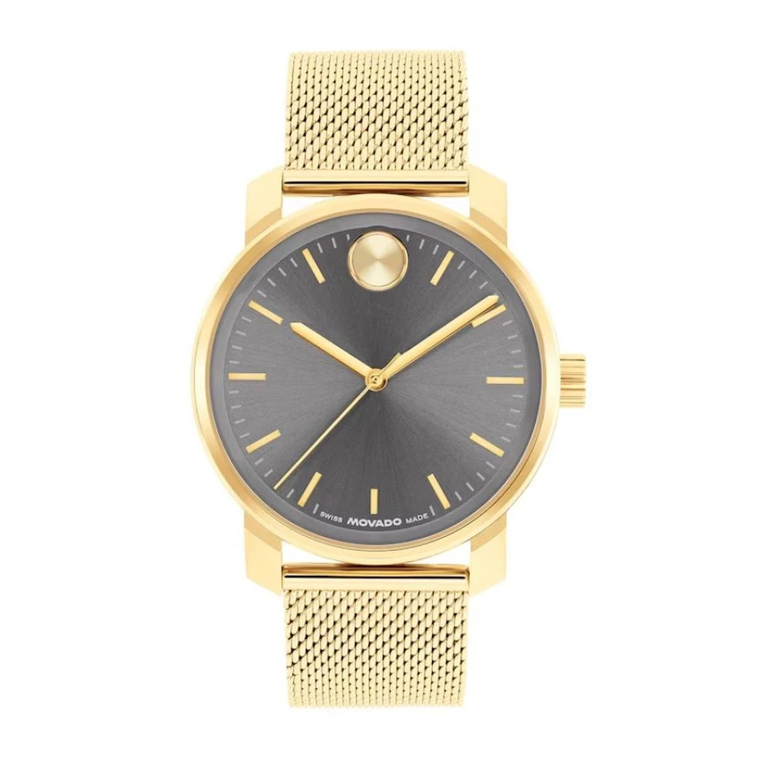 Movado Bold Gold-Tone Mesh Unisex Watch University of Notre Dame Movado BOLD Gold-Tone Mesh Bracelet  main image 3