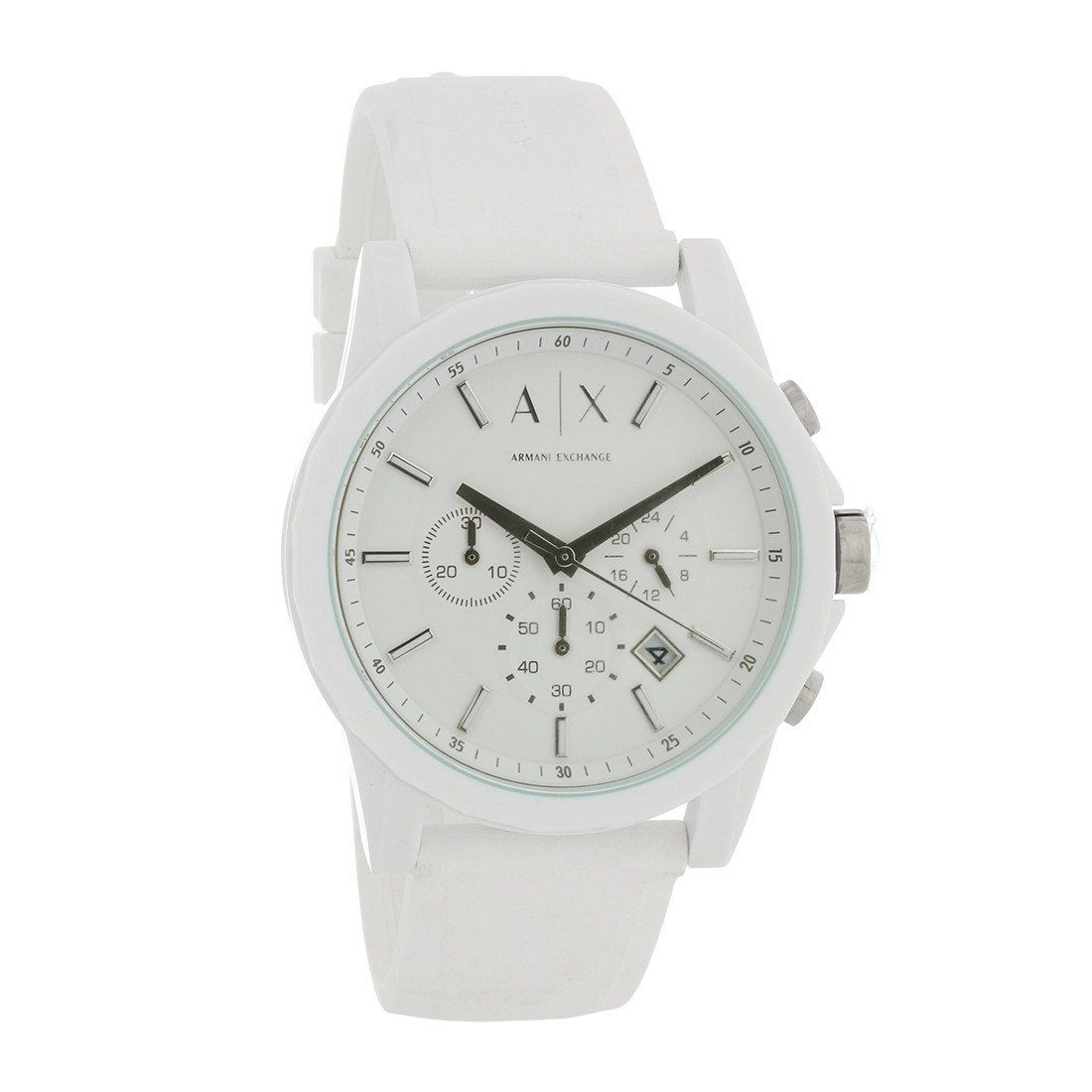 Armani Exchange Snow Men's Chronograph White Dial Quartz Watch