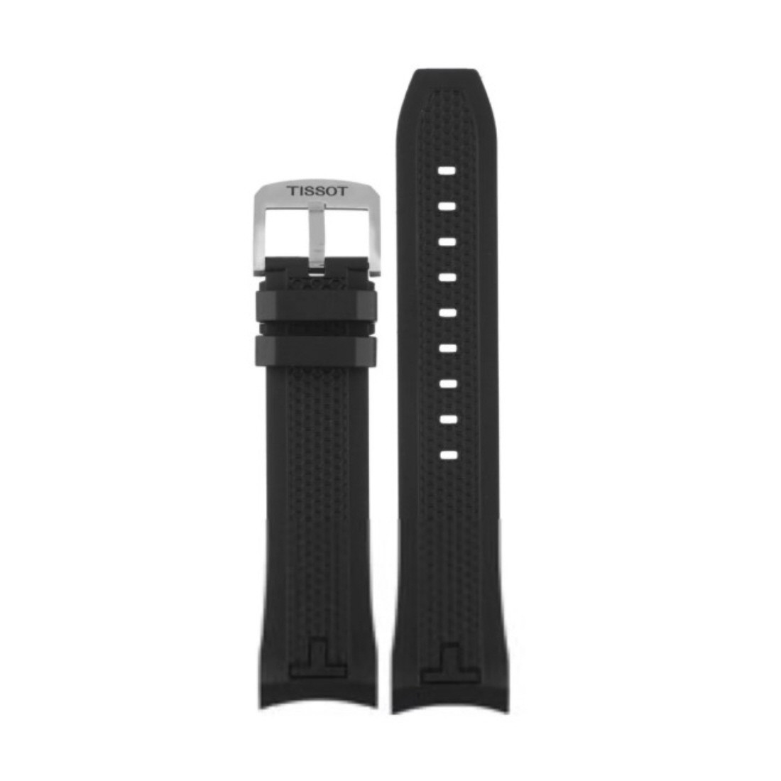 Tissot PRS 516 Extreme 23mm Black Silicone Watch Strap T079427A