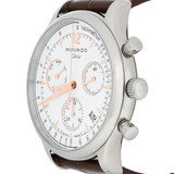 Movado Heritage Series Circa Mens Chronograph Quartz Watch 3650132