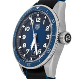 Tag heuer autavia automatisch herenhorloge met blauwe wijzerplaat wbe5116.eb0173