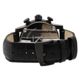 Techno Com by KC WA005282 - Reloj de cuarzo con cronógrafo y diamantes negros para hombre, 3,5 quilates