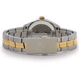 ساعة تيسوت pr 100 للسيدات كوارتز من الفولاذ باللون الذهبي الوردي t101.210.22.031.01