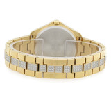 Bulova Ladies Gold Tone Plated Stainless Steel Quartz Watch 98L228