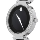 Movado Modern Classic Women's Diamond Stainless Steel Quartz Watch 0607367