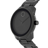 Movado Bold Men's Grey ION Plated Stainless Band Swiss Quartz Watch 3600259