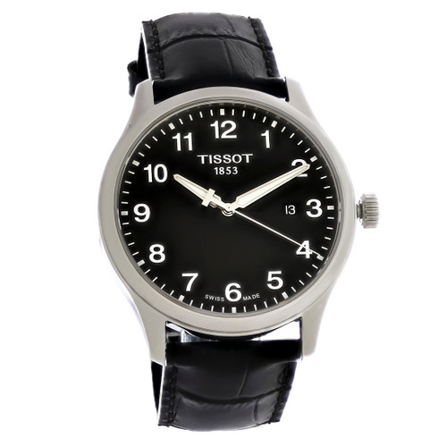 Tissot gent xl κλασικό ανδρικό ρολόι χαλαζία από ανοξείδωτο ατσάλι t116.410.16.057.00