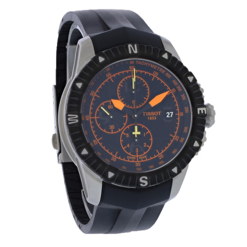 Tissot T-Navigator Jam Tangan Otomatis Swiss Dial Hitam Pria T062.427.17.057.01