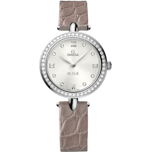 Omega De Ville Prestige Diamond Women's Quartz Watch 424.18.27.60.52.001