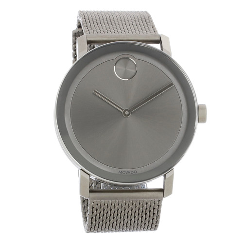 Movado Bold Men's Grey PVD Steel Swiss Quartz Watch 3600561