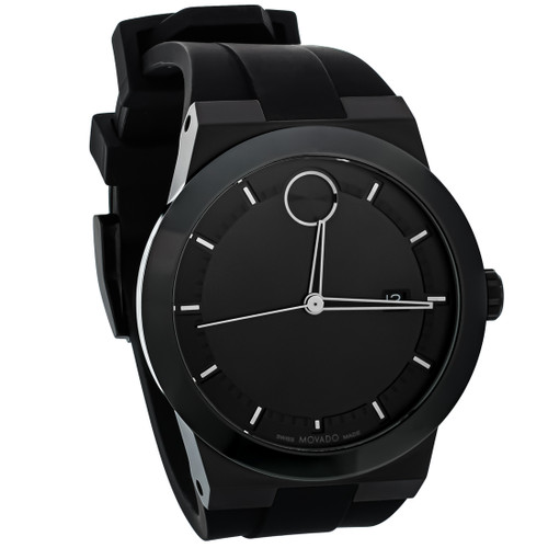 Movado Bold Fusion Men's Black ION PVD Stainless Quartz Watch 3600849