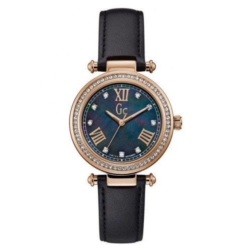 Guess Collection Sport Black Pearl Leather Women's Watch Y46005L2MF
