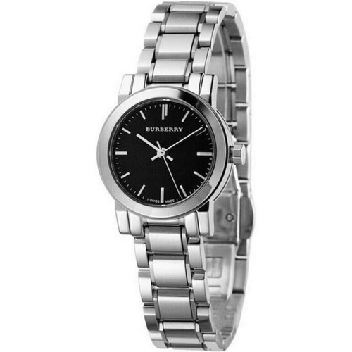 Burberry Women's Black Dial Stainless Steel Quartz Watch BU9201