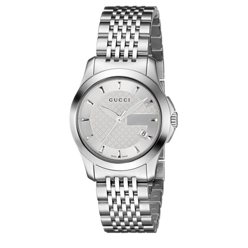 Gucci G-Timeless Stainless Steel Women's Quartz Watch YA126501
