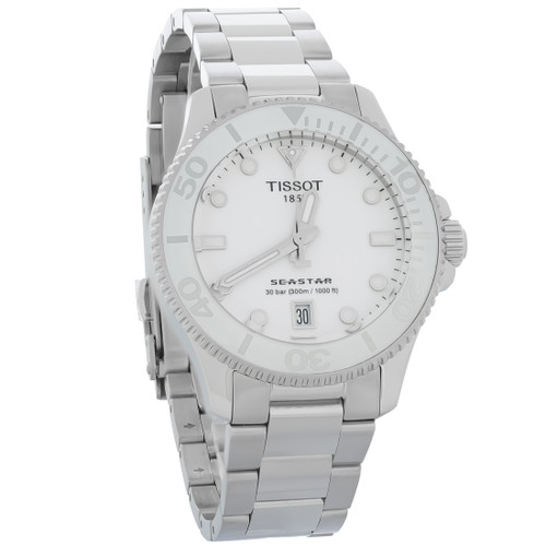 Tissot Seastar 1000 Women's White Dial Quartz Watch T120.210.11.011.00