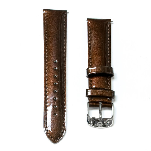 Michele Women's 18mm Brown Leather Watch Band 301720405