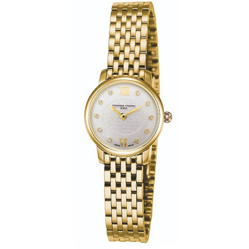 Frederique Constant Yellow Gold-plated Women's Watch FC-200WHDS5B