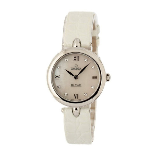 Omega De Ville Prestige Mother of Pearl Dial Women's Watch 424.13.27.60.55.001