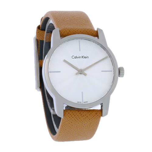 Calvin Klein City Women's Silver Dial Swiss Quartz Watch K2G231G6