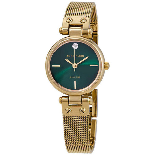 Anne Klein Women's Quartz Gold-Tone Stainless Steel Watch AK/3002GNGB