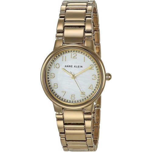 Anne Klein Easy-to-Read Women's Quartz Gold-Tone Watch AK/3604MPGB