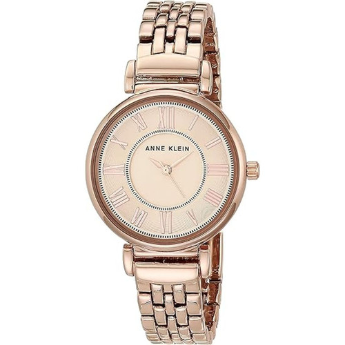 Anne Klein Roman Numeral Women's Quartz Rose Gold-Tone Watch AK/2158RGRG
