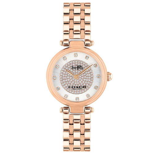 Coach Park Women's Quartz Rose Gold Plated Steel Watch 14503735