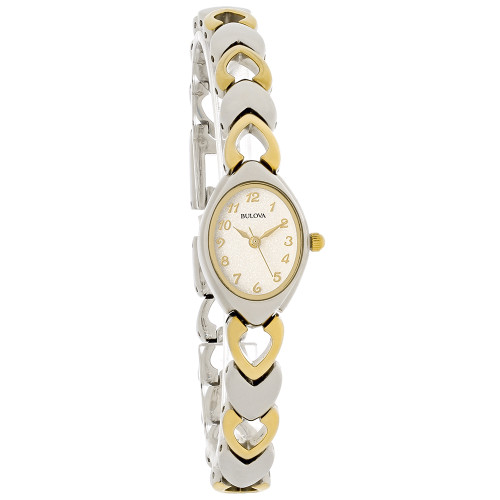 Bulova Women's Two-Tone Stainless Steel Quartz Watch 98V02