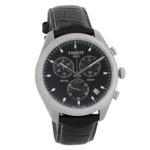 Tissot PRC 100 Men's Swiss Quartz Chronograph Watch T101.417.16.051.00