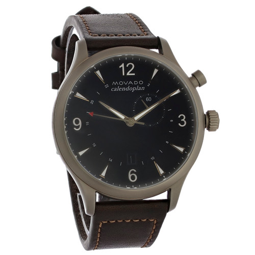 Movado Heritage Calendoplan GMT Men's Quartz Watch 3650017
