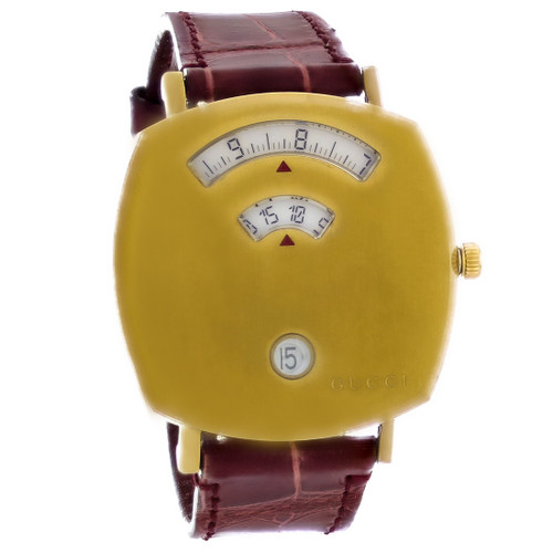 Gucci Grip Women's Gold Tone PVD Stainless Steel Quartz Watch YA157402