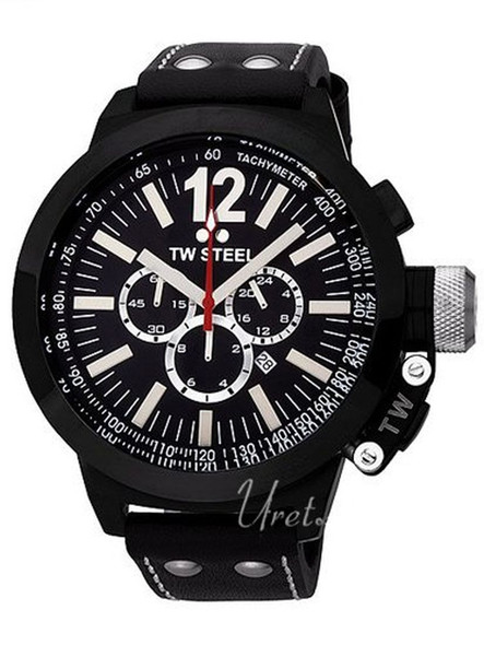 TW Steel CE1033 Men's Canteen Quartz Black Dial Watch