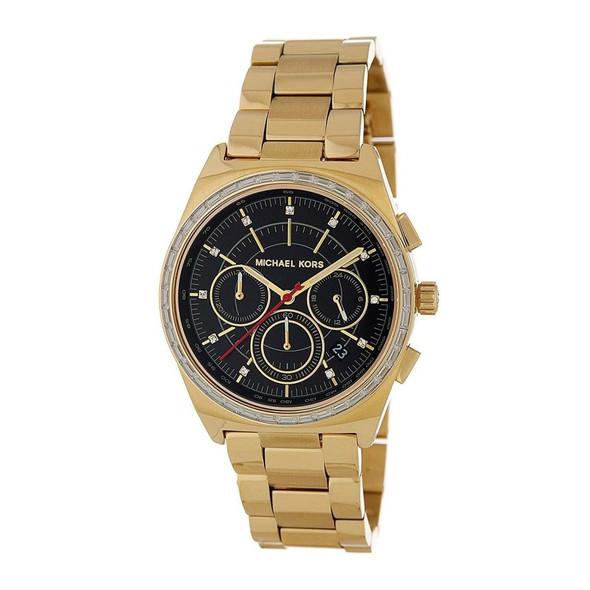 Michael Kors MK6446 Women's Vail Quartz Black Dial Watch
