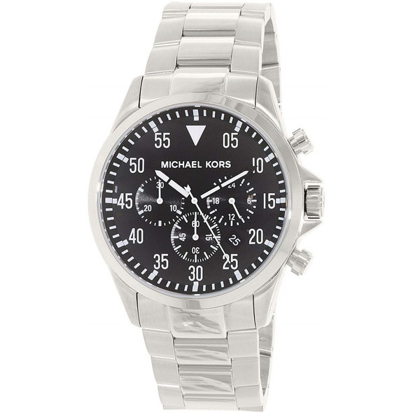 Michael Kors MK8413 Unisex Gage Quartz Black Dial Watch