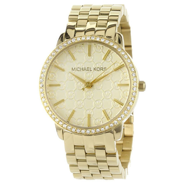Michael Kors MK3120 Women's Argyle Quartz Gold Dial Watch