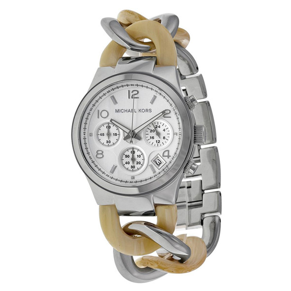 Michael Kors MK4263 Women's Runway Quartz Beige Dial Watch