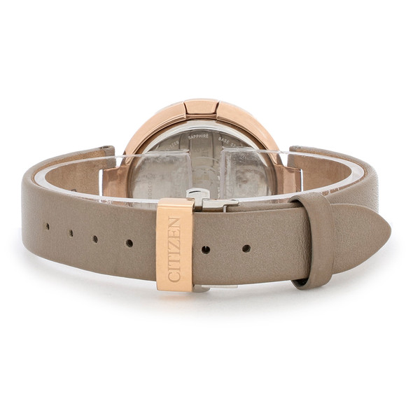 Citizen Eco Drive Capella Women's Rose Gold Plated Stainless Diamond EX1513-00Y