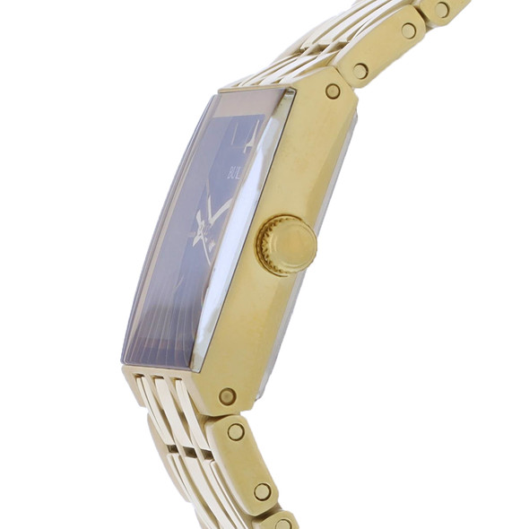 Bulova Marc Anthony Women's Diamond Gold Tone PVD Stainless Quartz Watch 97P167