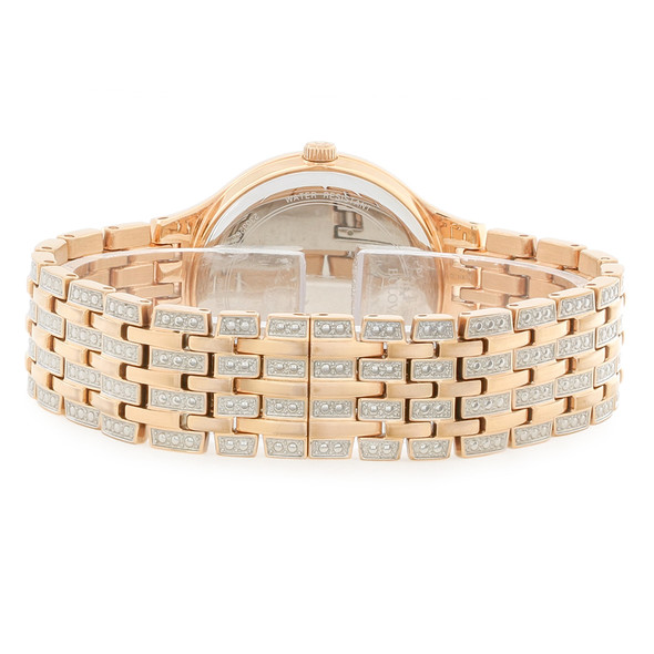 Bulova Phantom Women's Rose Gold Stainless Steel Crystal Quartz Watch 98L235