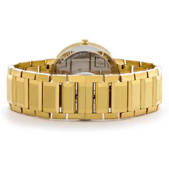 Movado Sapphire Men's Gold Tone PVD Stainless Steel Quartz Watch 0607588
