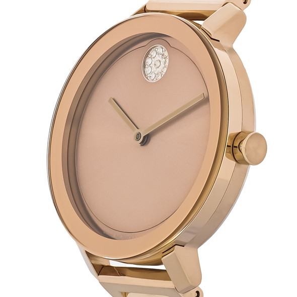 Movado Evolution Series Women's Rose Gold PVD Stainless Quartz Watch 3600824