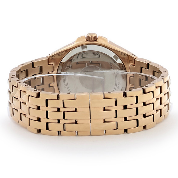 Bulova Women's Phantom Rose Gold Plated Stainless Crystal Quartz Watch 98L268