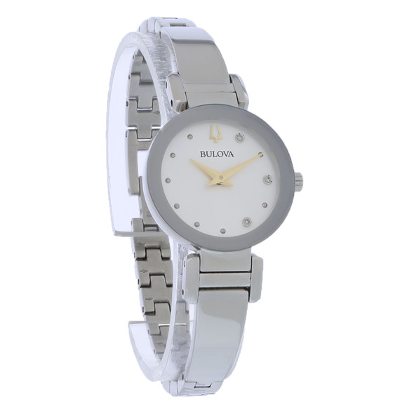 Bulova Marc Anthony Women's Diamond Stainless Steel Quartz Watch 96P241