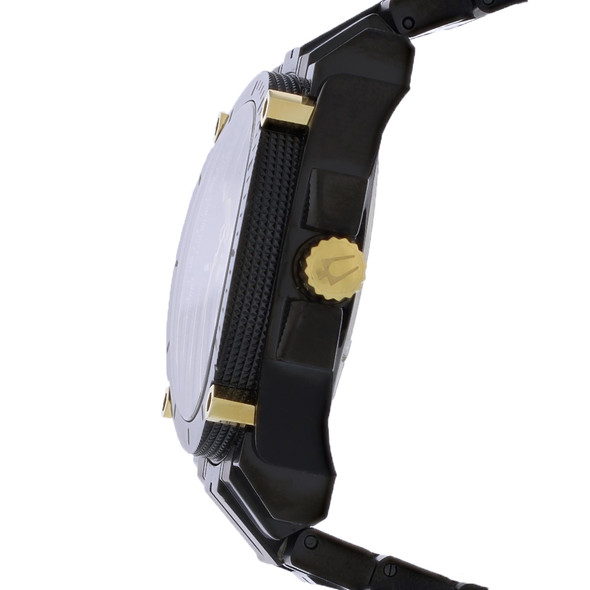 Bulova Precisionist Men's Black ION PVD Stainless Quartz Watch 98B408