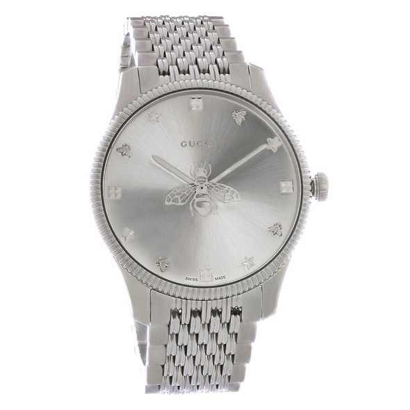 Gucci G-Timeless Women's Stainless Steel Swiss Quartz Watch YA1264153