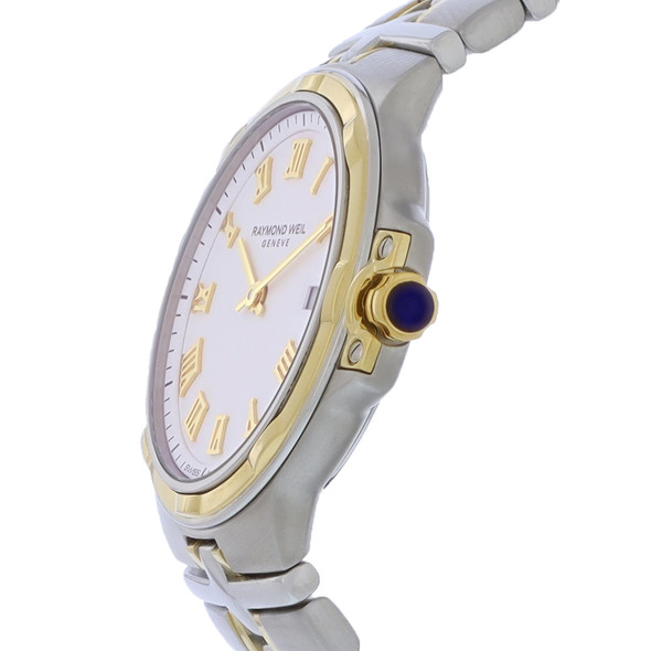 Raymond Weil Parsifal Women's White Dial Two Tone Quartz Watch 5180-STP-00308